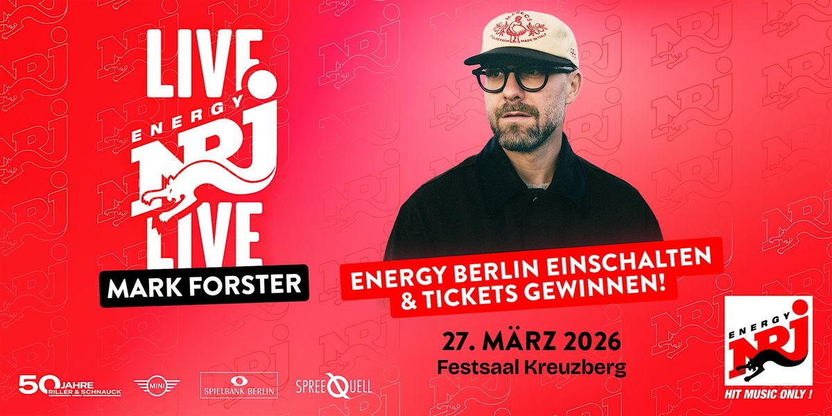 ENERGY LIVE in Berlin | Mark Forster