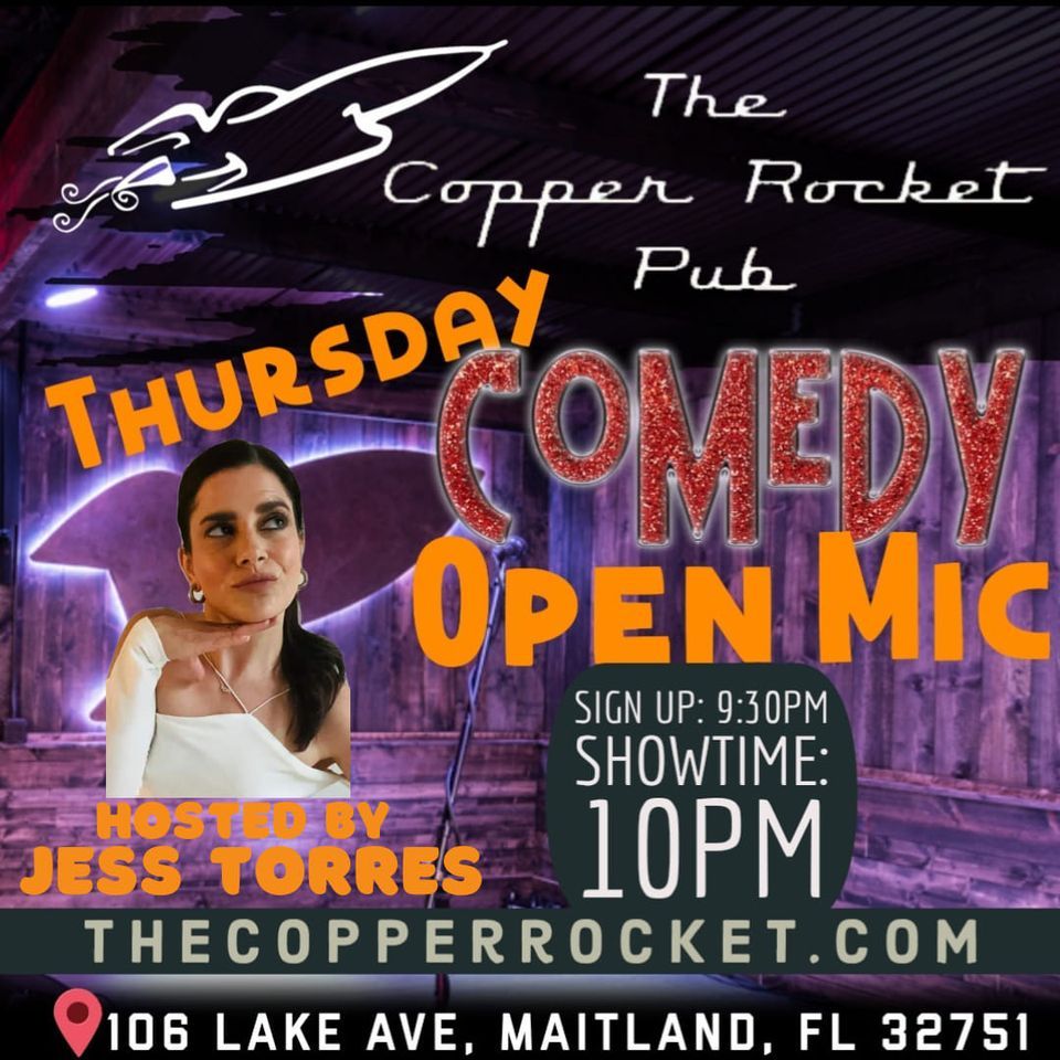 Copper Rocket Comedy Open Mic, The Copper Rocket, Maitland, 18 May 2023