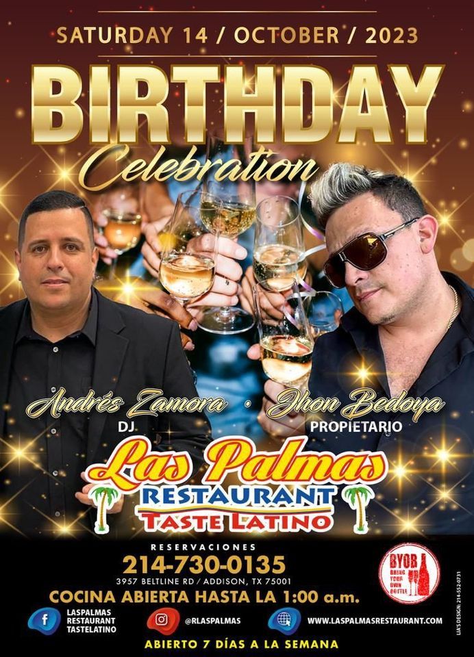 BIRTHDAY CELEBRATION Las Palmas Restaurant Taste Latino TX birthday-celebration-las-palmas-restaurant-taste-latino-tx