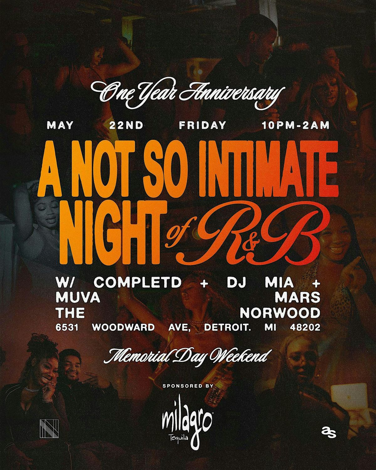 One Year of An Intimate Night of RnB with COMPLETD, DJ MIA, & MUVA MARS ...