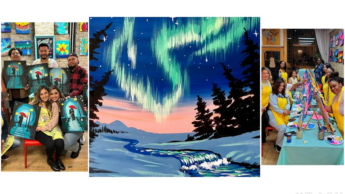 BYOB Sip & Paint Event - "Northern Lights" | Event in Chicago | AllEvents