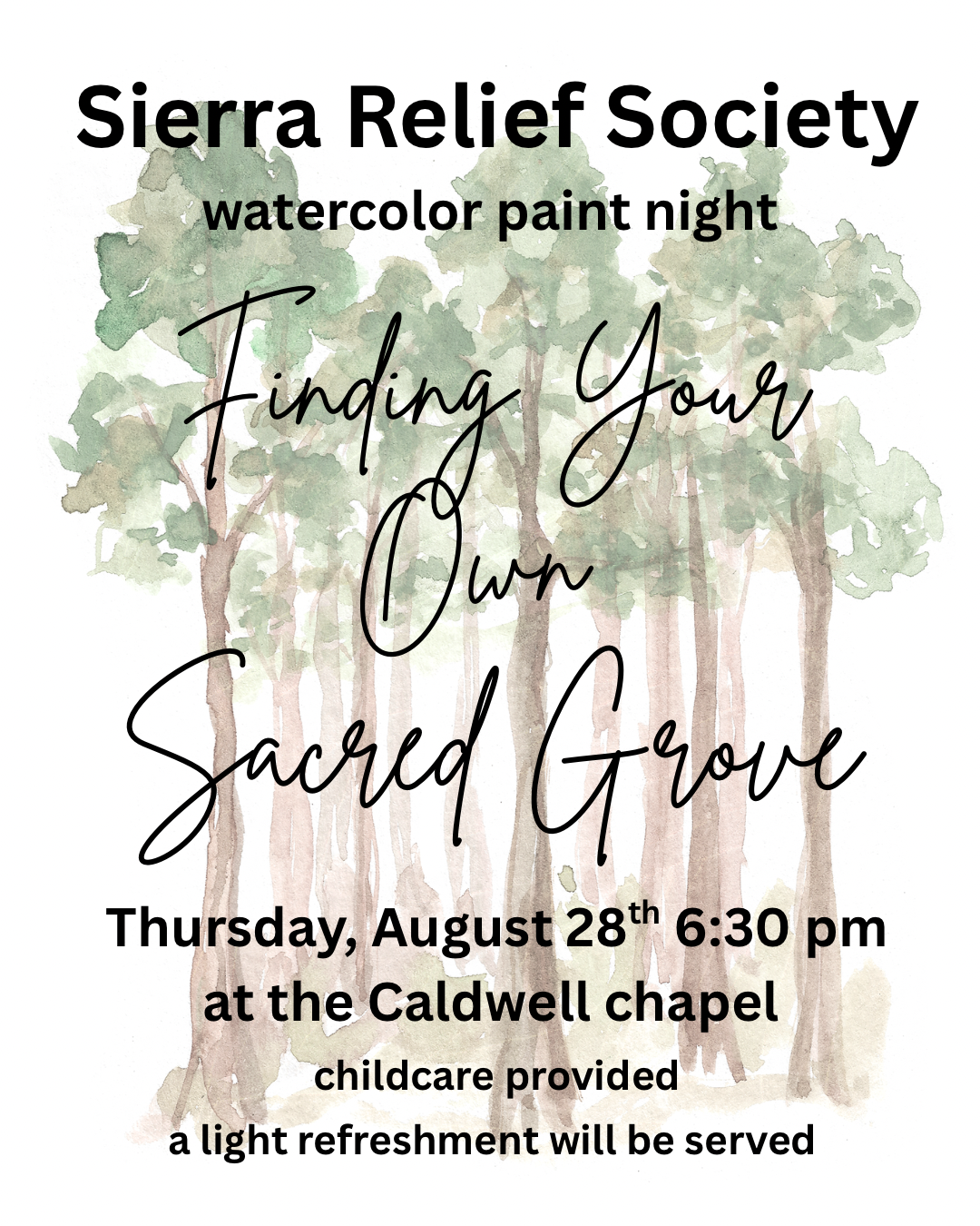Sierra ward RS activity, 28 August | Event in Visalia | AllEvents