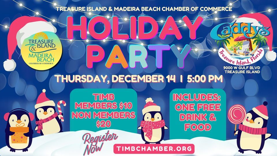 TIMB Chamber Holiday After Hours Networking Mixer, Caddy's Treasure