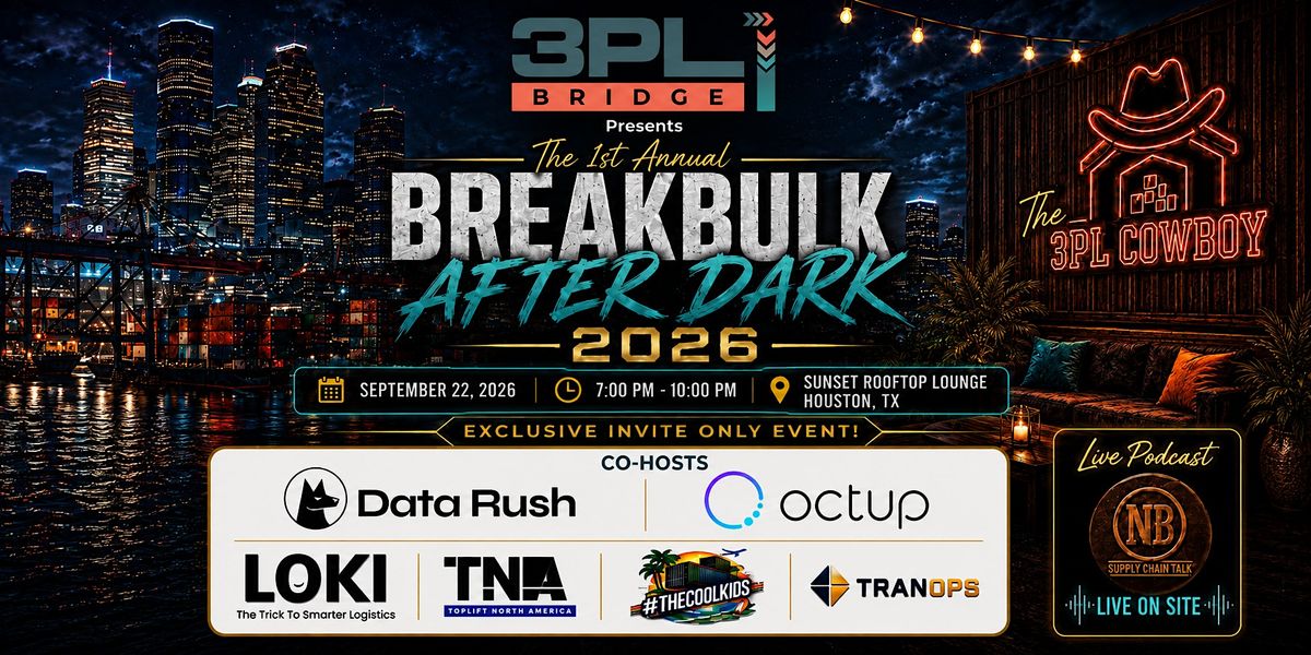 Breakbulk After Dark 2026 in Houston – September 22, 2026 | AllEvents