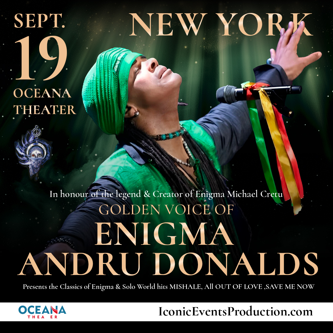 Andru Donalds - Golden Voice of ENIGMA at LOlympia Montreal, 29 September | Event in Montreal | AllEvents