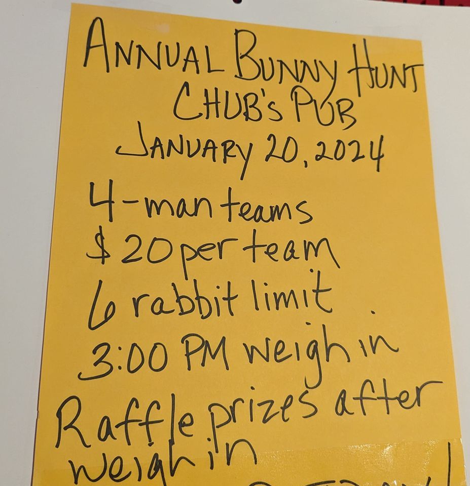 Chubs Pub Annual Bunny Hunt, Chubs Pub, Kingston, January 20 2024 ...