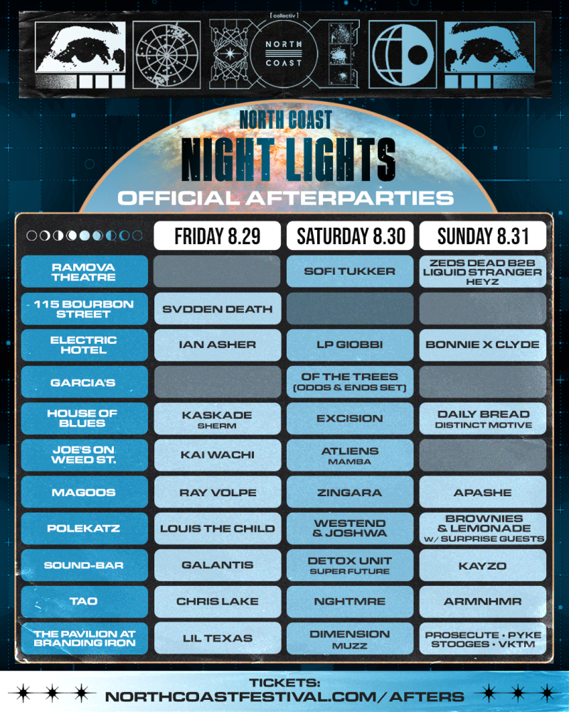 ATLiens - North Coast Night Lights at Joes on W**d Street, 30 August | Event in Chicago | AllEvents