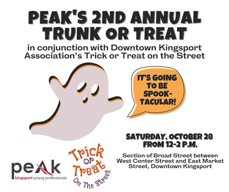PEAKs 2nd Annual Trunk or Treat, Your Kingsport Chamber, October 28