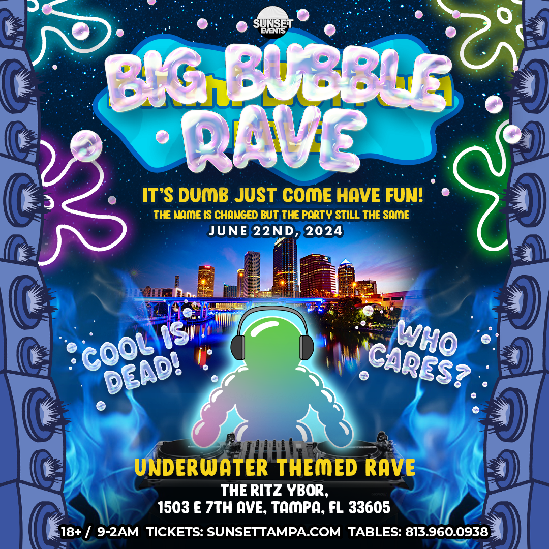 Big Bubble Rave at Riverside Municipal Auditorium, 23 May | Event in Riverside | AllEvents