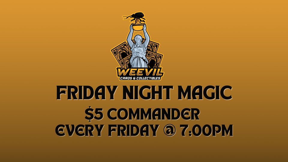 Friday Night Magic Weevil Cards (5 Commander) , Weevil Cards