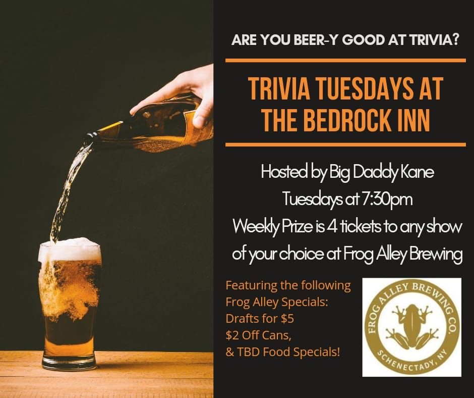 Big Daddy Kanes World Of Trivia The Bedrock Inn Schenectady July 12 