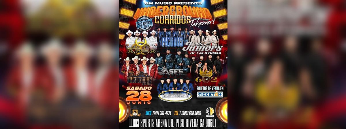 LOS DEL AREA, LOS PICUDOS Y MAS, 28 June | Event in Pico Rivera | AllEvents