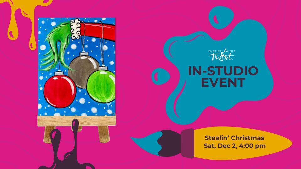 Stealin Christmas, Painting with a Twist (Douglasville, GA), December 2
