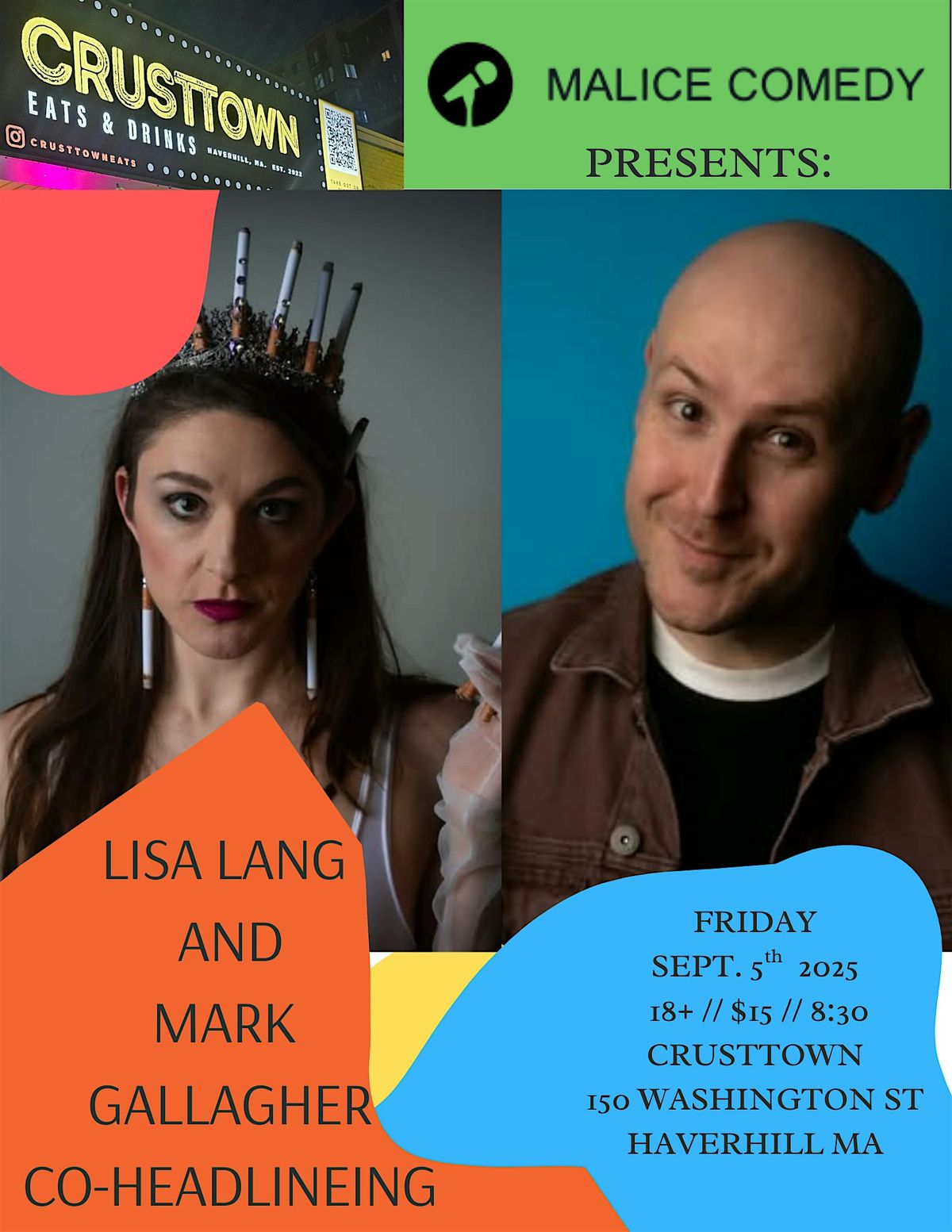 LISA LANG AND MARK GALLAGHER, COHEADLINING COMEDIANS, 7 February | Event in Haverhill | AllEvents