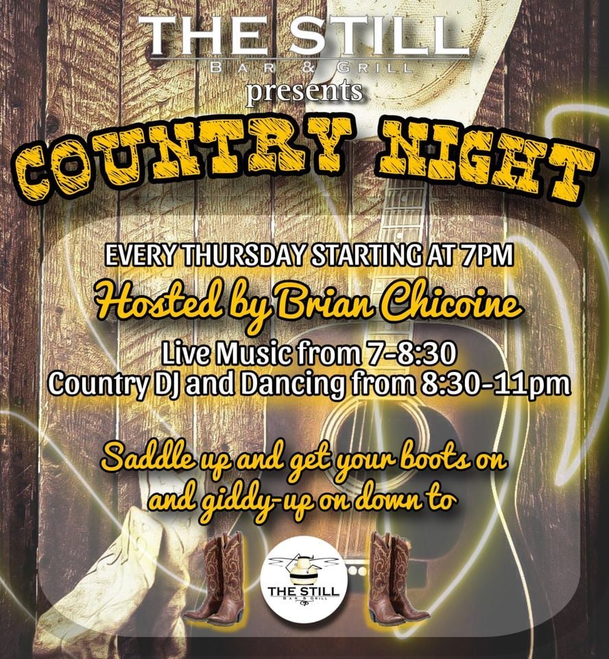 COUNTRY NIGHT at THE STILL, The Still Bar & Grill, Agawam, January 18
