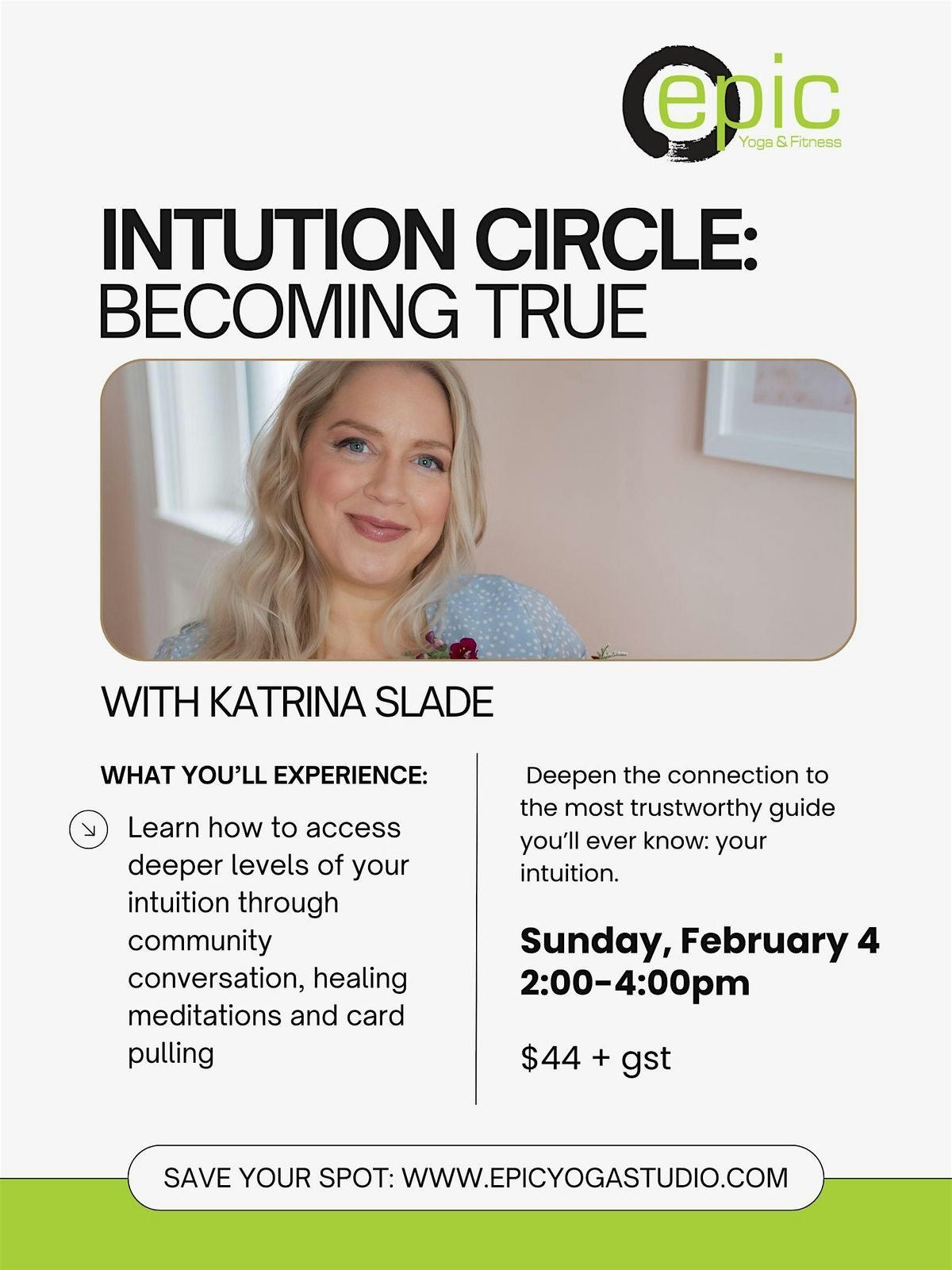 Intuition Circle: Becoming True with Katrina Slade, 1 February | Event in Maple Ridge | AllEvents