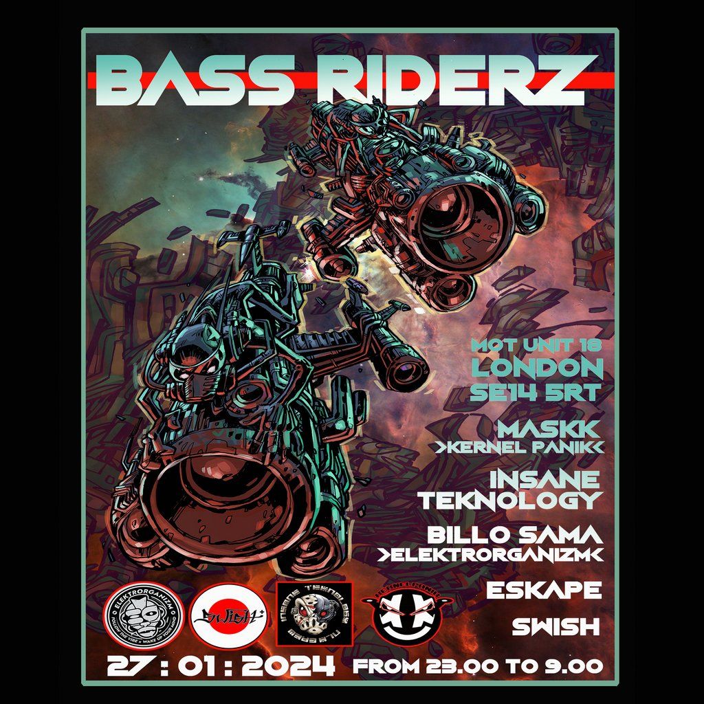 Bass Riderz, Venue MOT Unit 18, London, 27 January to 28 January ...