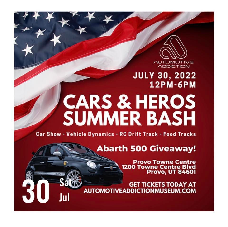 Cars Heros Summer Bash Car Show Towne Centre Blvd Provo Ut United States Sat July 30 22 Cars Heros Summer Bash Car Show Towne Centre Blvd Provo Ut United States Sat July 30 22
