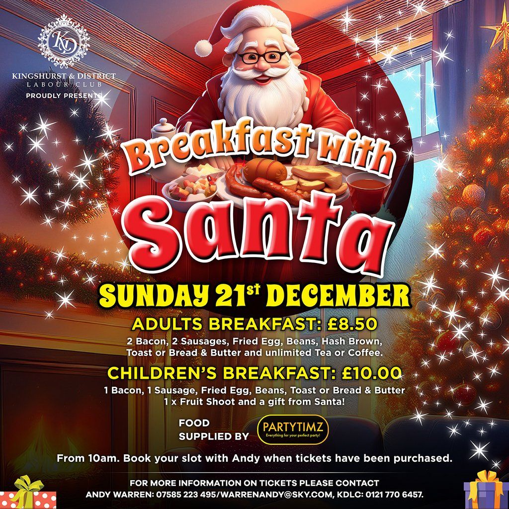 Breakfast with Santa, 21 December | Event in Solihull | AllEvents