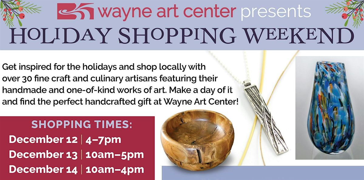 Holiday Shopping Weekend, 12 December | Event in Wayne | AllEvents