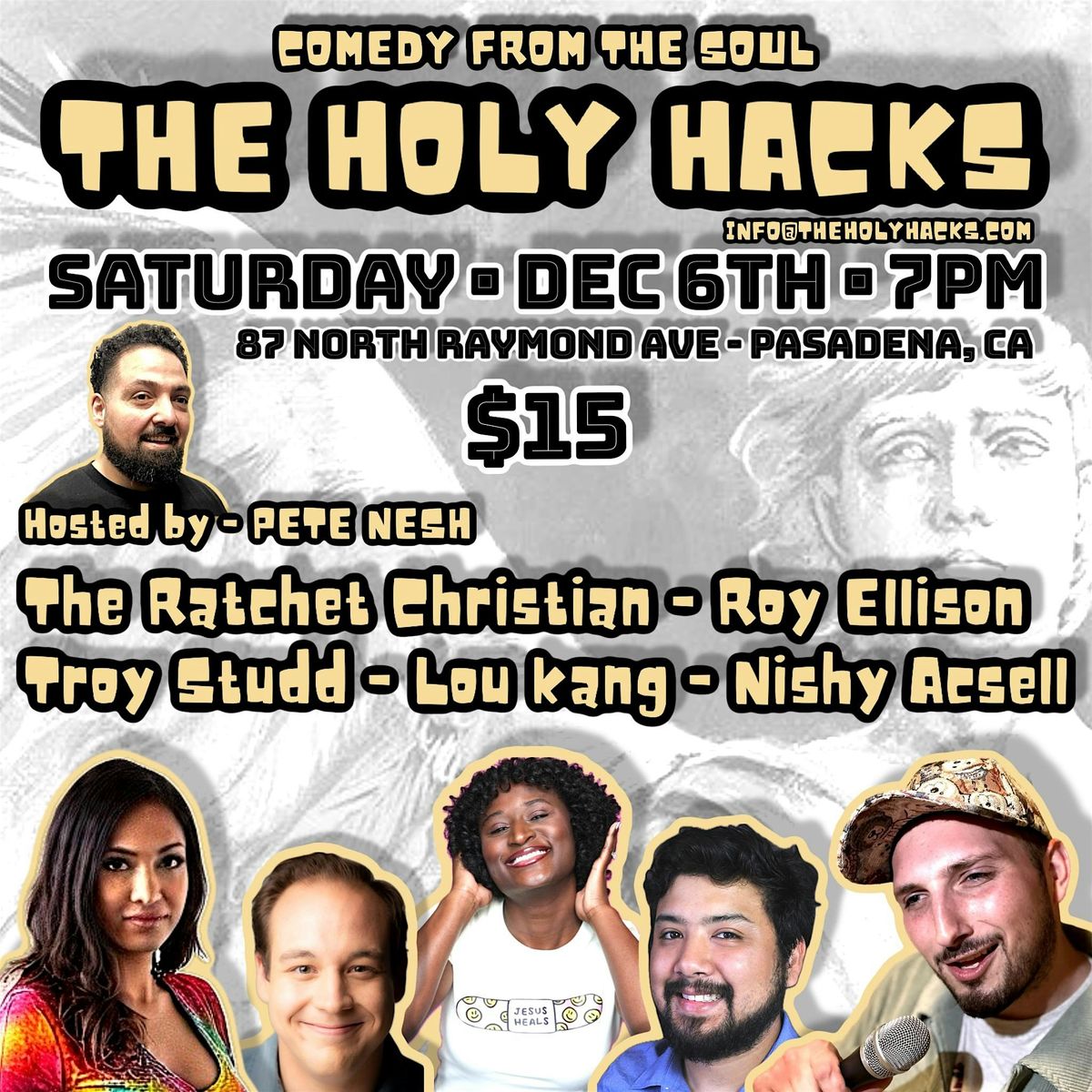 Comedy From the Soul, 6 December | Event in Pasadena | AllEvents