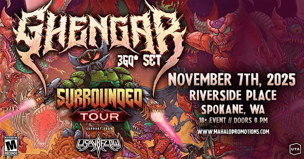 GHENGAR: SURROUNDED TOUR - SPOKANE in Spokane, 7 November | Event in Spokane | AllEvents