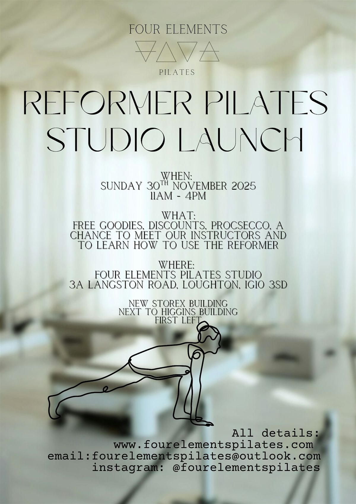 Infrared and Classic Reformer Pilates Launch with Tarot, 30 November | Event in Loughton | AllEvents