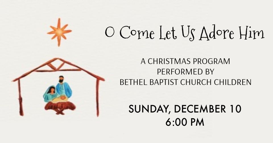 Bethel childrens programs christmas