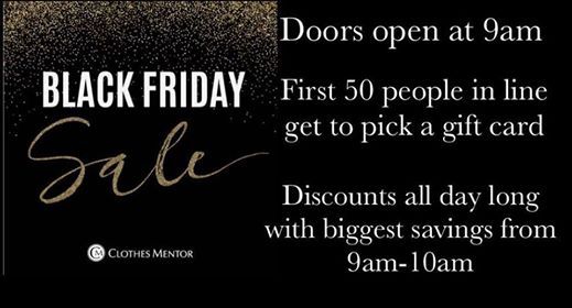 Black Friday Event At Clothes Mentor Goshen Goshen