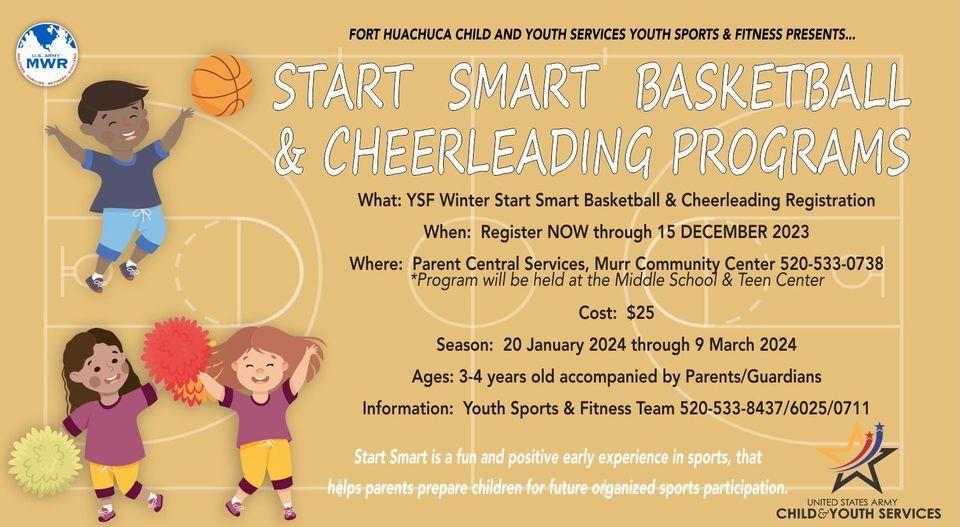 Youth Basketball & Cheer, Murr Community Center, Hereford, December 15