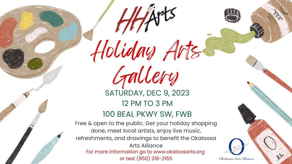 Holiday Arts Gallery, HH Arts, Eglin Afb, December 9 2023 AllEvents.in
