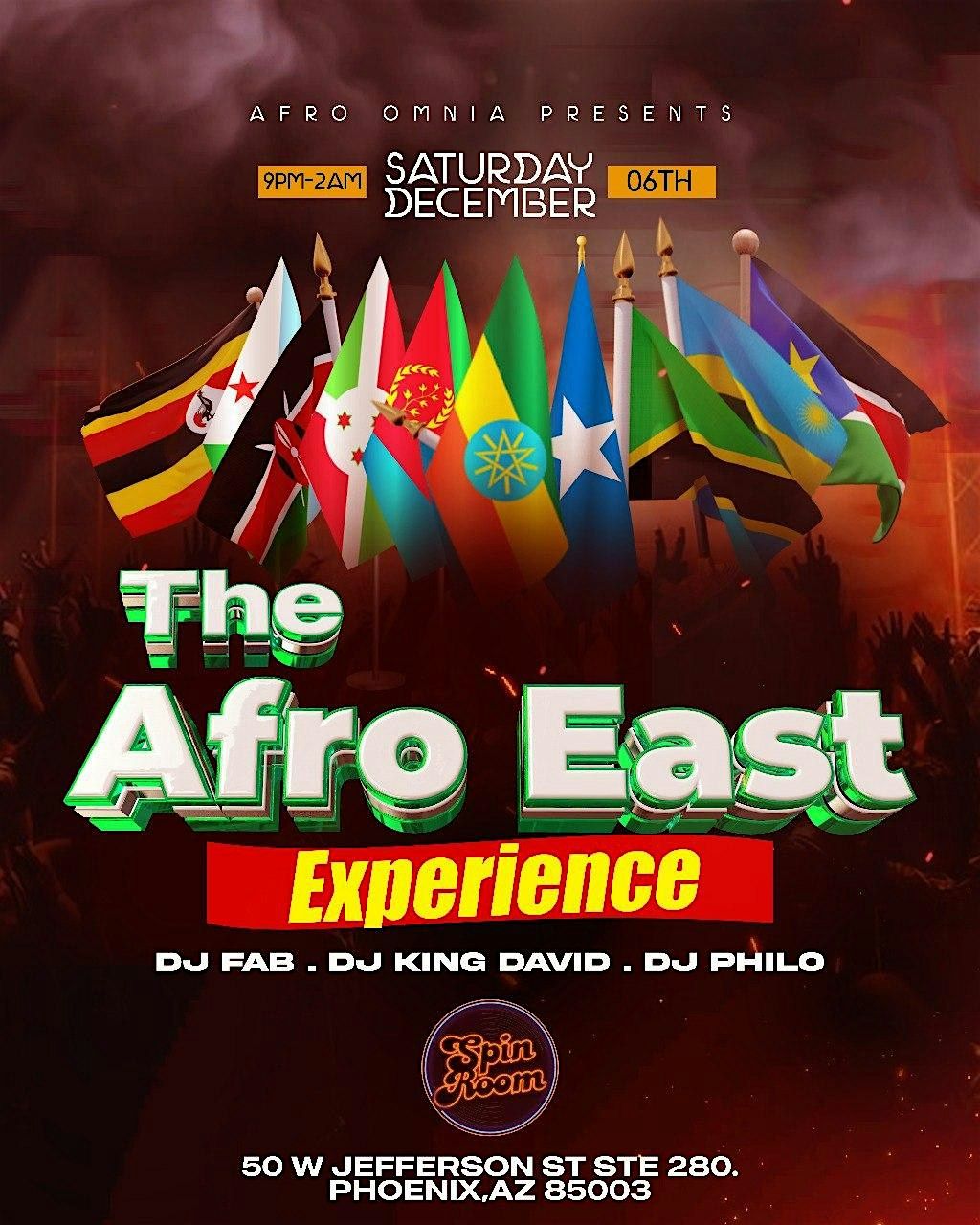 Afro East Experience – East African Night in Phoenix, 6 December | Event in Phoenix | AllEvents
