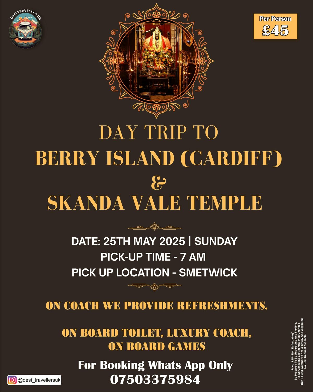 DESI TRAVELLERS SKANDA VALE - BERRY ISLAND, 25 May | Event in Birmingham | AllEvents
