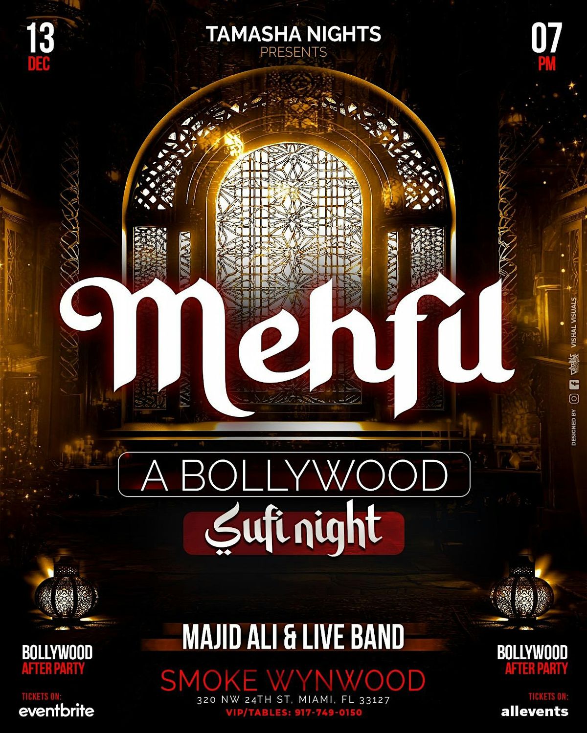 MIAMI'S MEHFIL RAAT- A BOLLYWOOD SUFI NIGHT FT. MAJID ALI @SMOKE WYNWOOD, 13 December | Event in Miami | AllEvents
