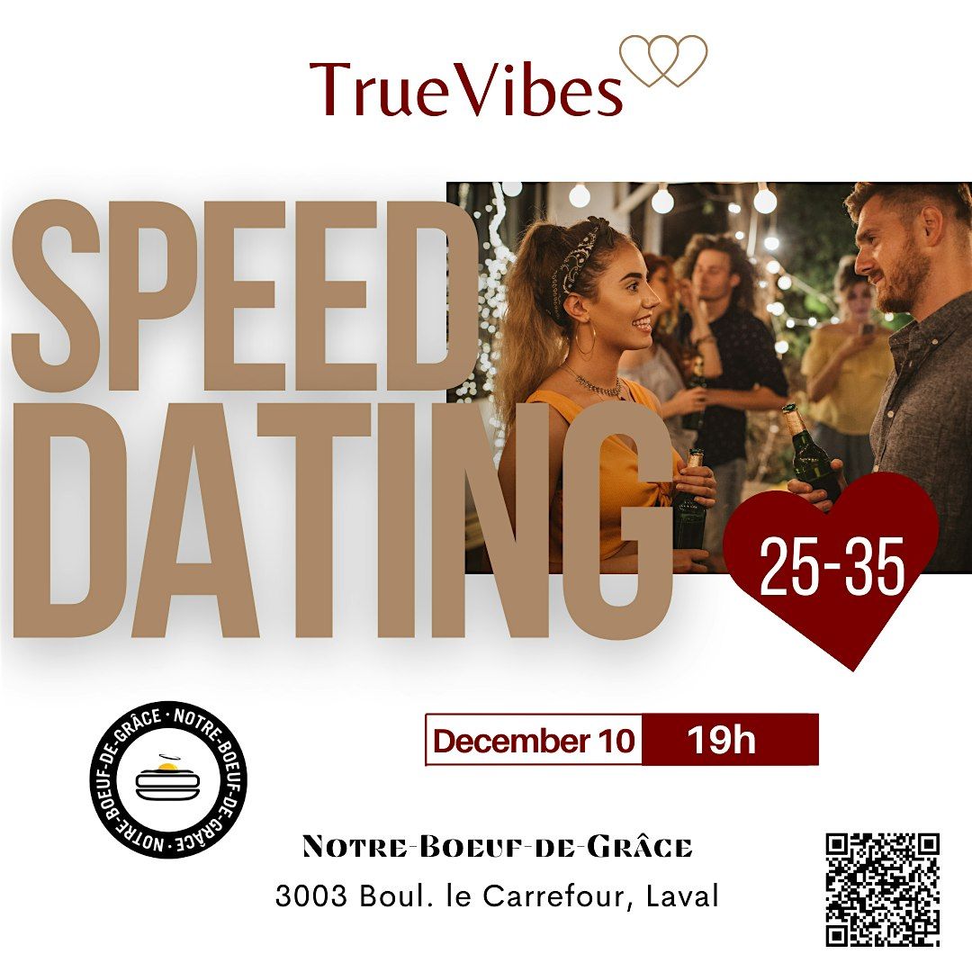 Laval Speed Dating│Ages 25-35, 10 December | Event in Laval | AllEvents
