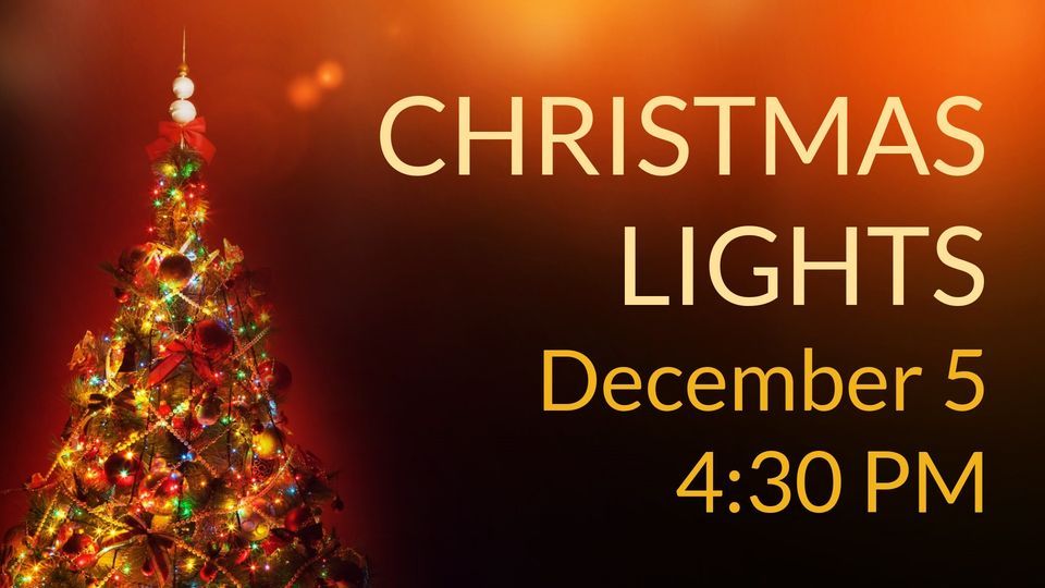 Christmas Lights Activity, Bible Baptist Church, Bridgeport, December 5
