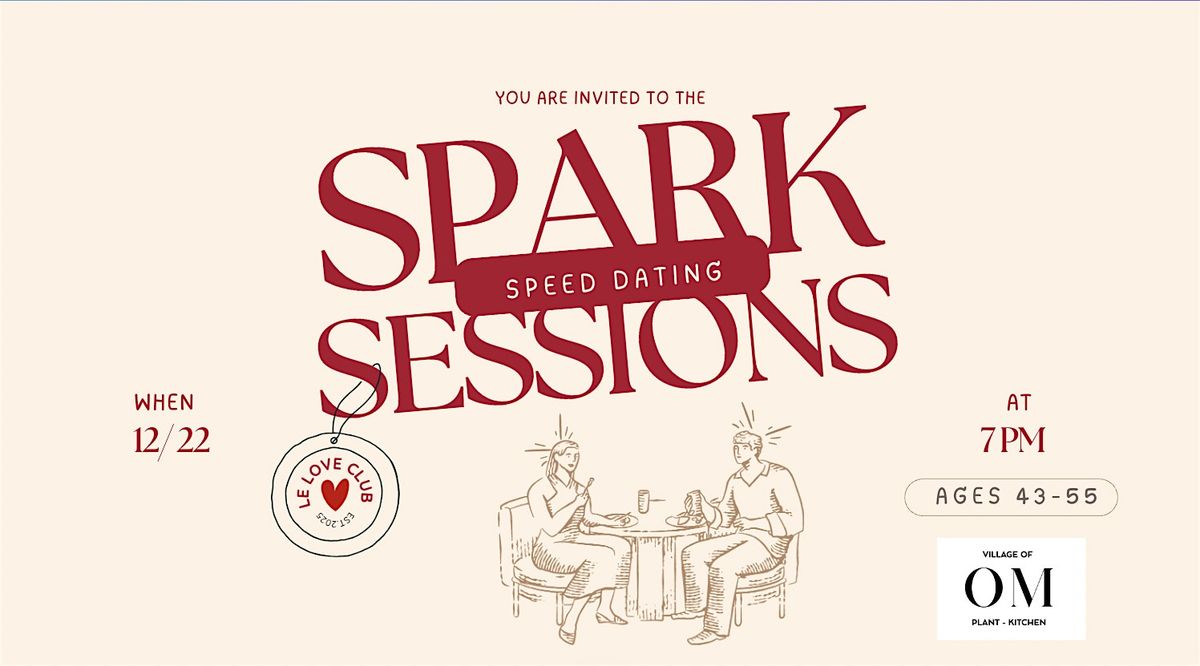 Spark Sessions: Modern Speed Dating Event (Ages 43-55), 22 December | Event in Sacramento | AllEvents