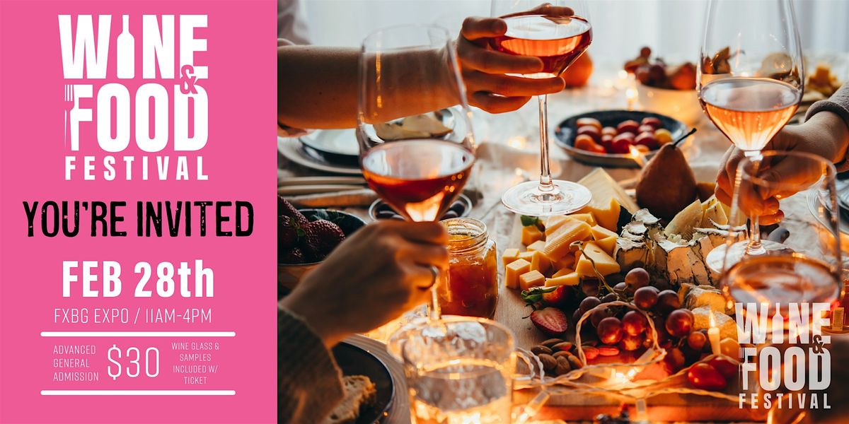 WINE & FOOD FESTIVAL, 28 February | Event in Fredericksburg | AllEvents