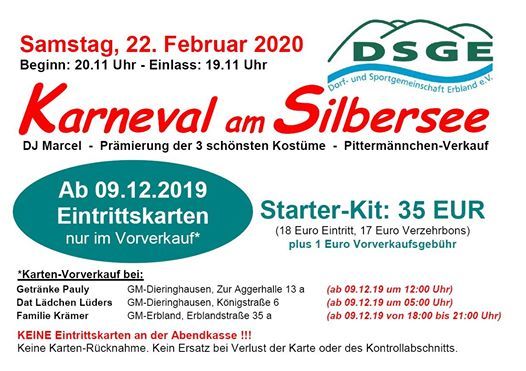 Karneval Am Silbersee 2020 At Silberseehalle Bergisch Gladbach