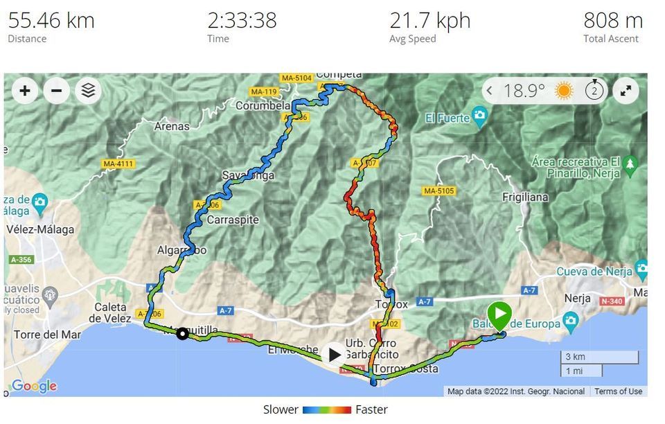 Algarobo/Competa/ Torrox Pueblo, Nerja, 18 October 2022 | AllEvents.in