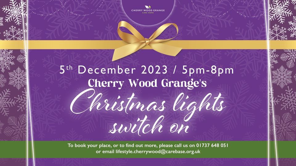 Christmas Light Switchon at Cherry Wood Grange, Cherry Wood Grange Care Home, Chelmsford