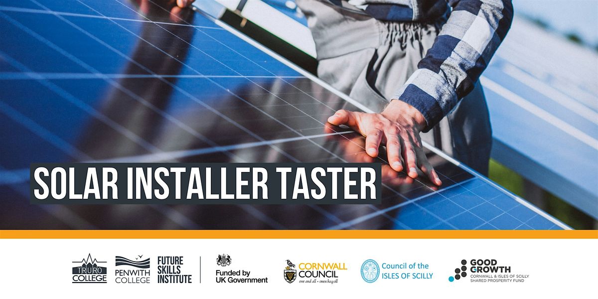Solar Panel Installer Taster, 12 March | Event in Truro | AllEvents