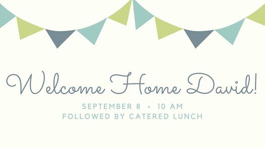 Welcome Home Pastor David At Bethel Congregational United Church