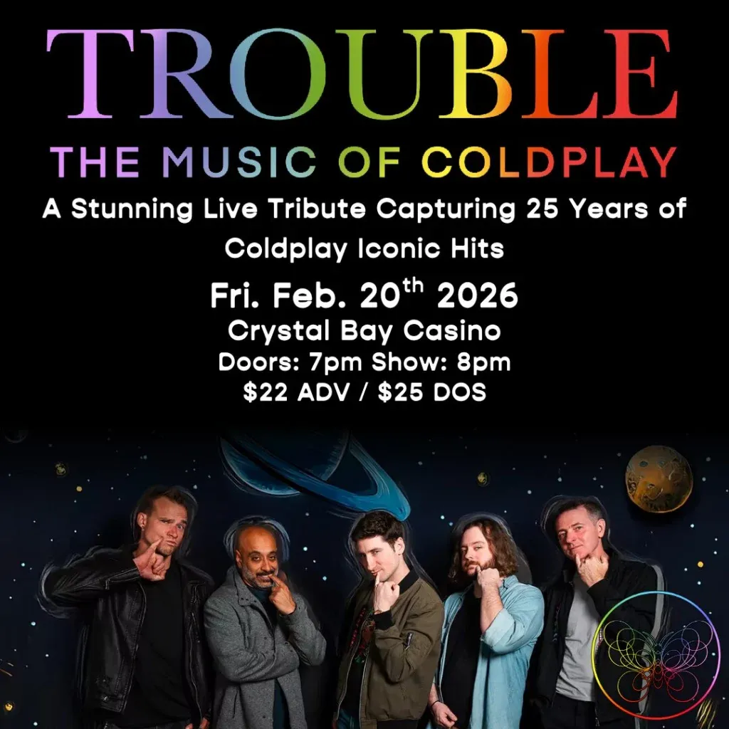 Trouble - The Music of Coldplay, 19 February | Event in Crystal Bay | AllEvents
