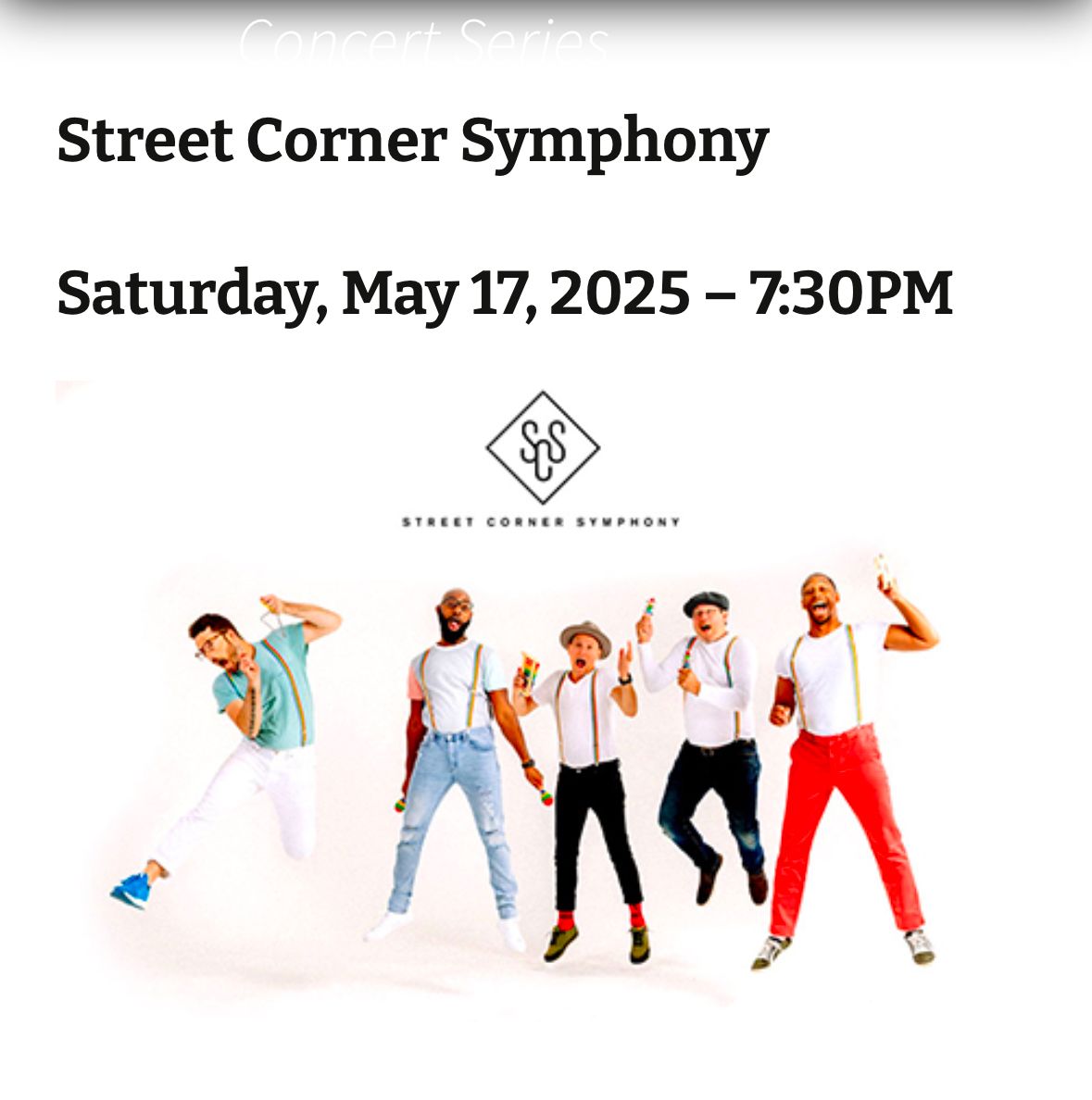 Street Corner Symphony, 16 May | Event in Grand Junction | AllEvents