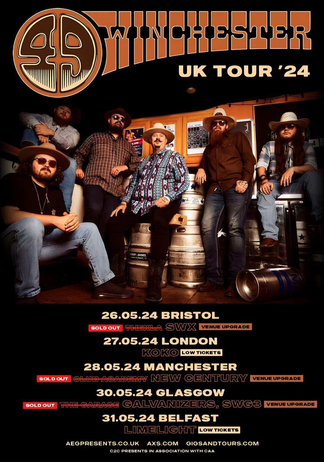 49 Winchester Glasgow Tickets, 7 October | Event in Glasgow | AllEvents