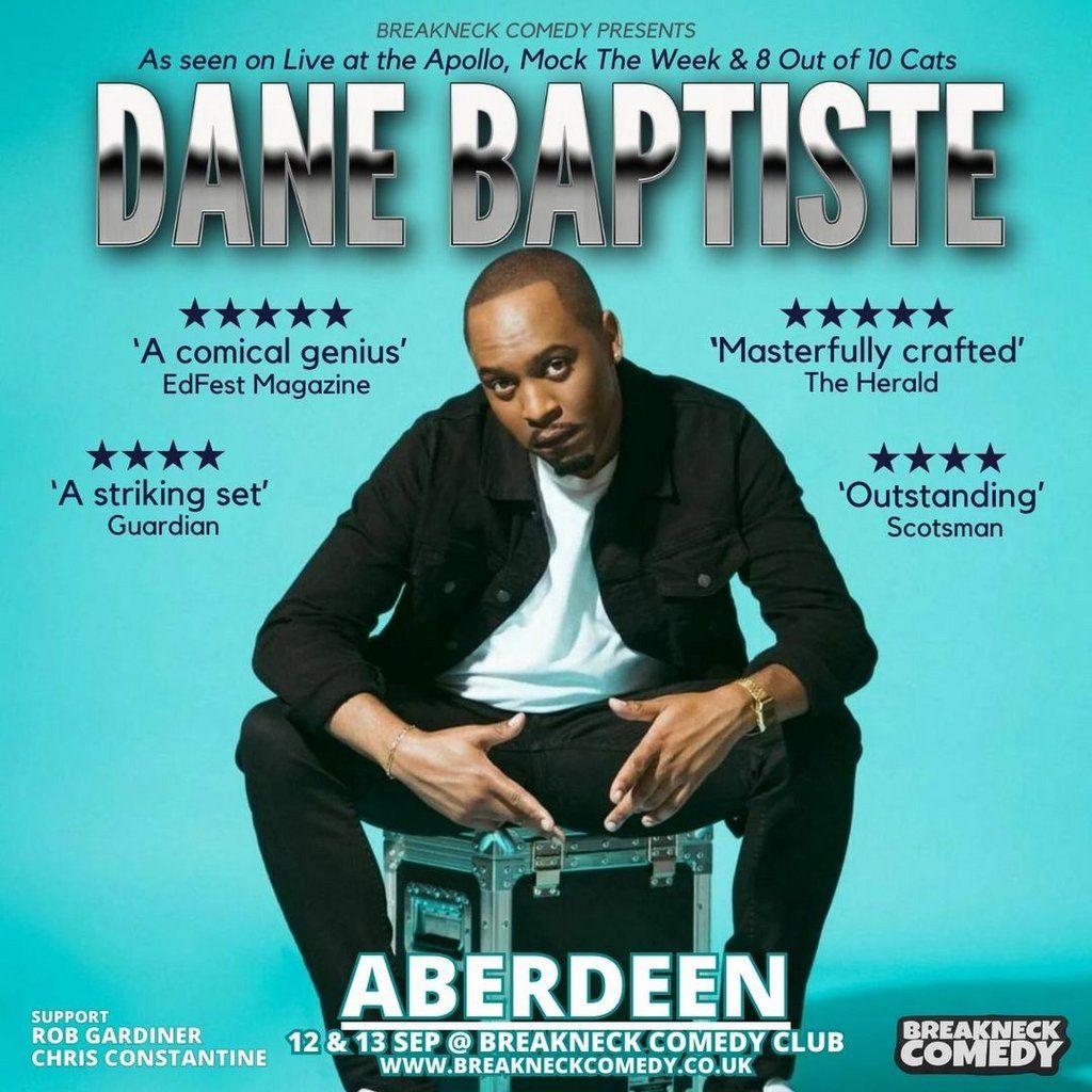 Dane Baptiste, 12 September | Event in Aberdeen | AllEvents