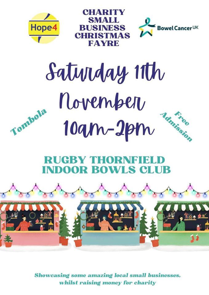 Charity Small Business Christmas Craft Fayre Raising money for Bowel