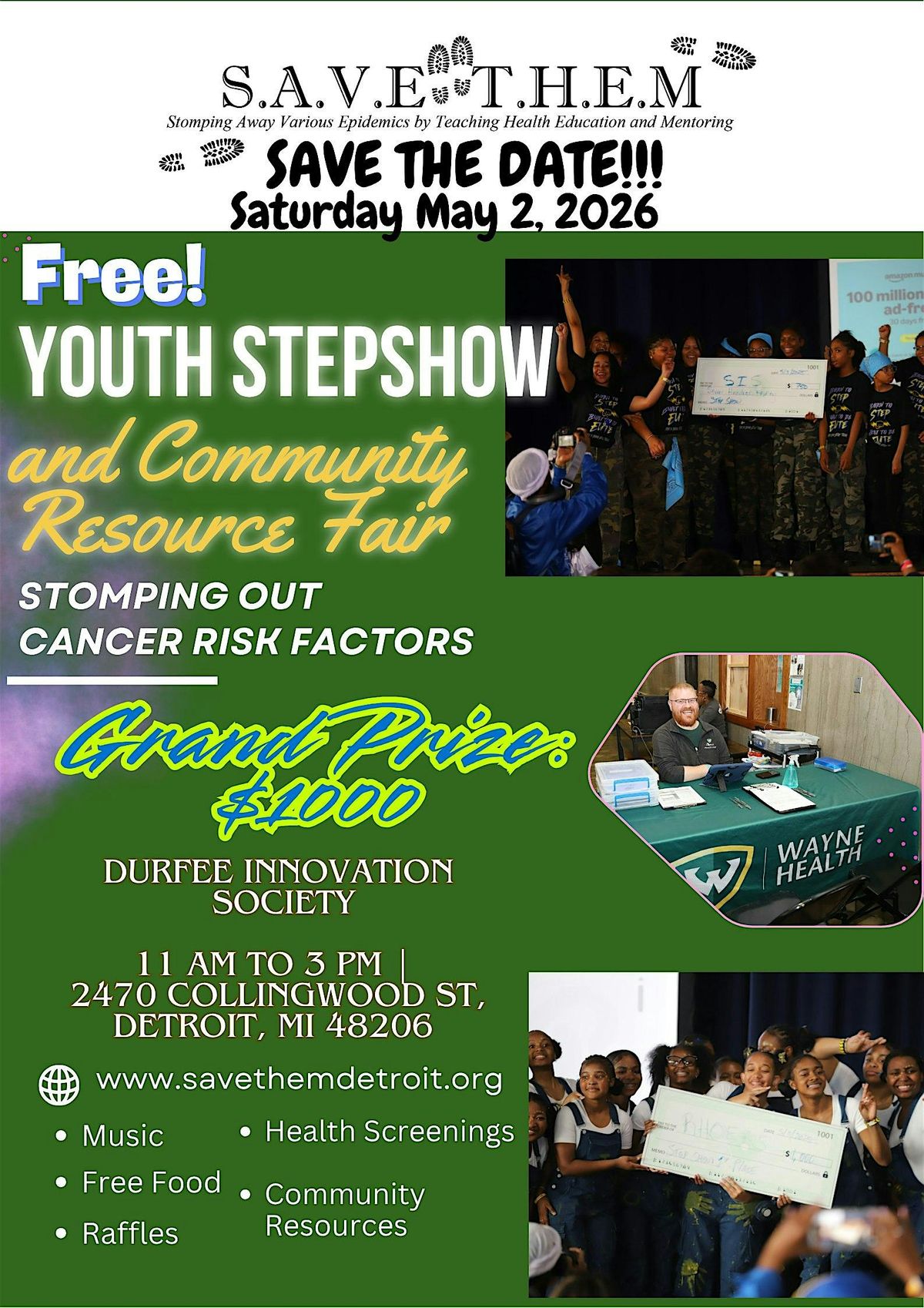 2026 Youth Step Show & Community Health Fair, 2 May | Event in Detroit | AllEvents