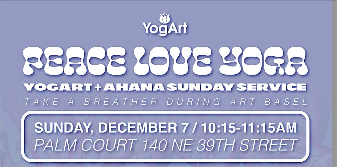 YOGART SUNDAY SERVICE, 7 December | Event in Miami | AllEvents